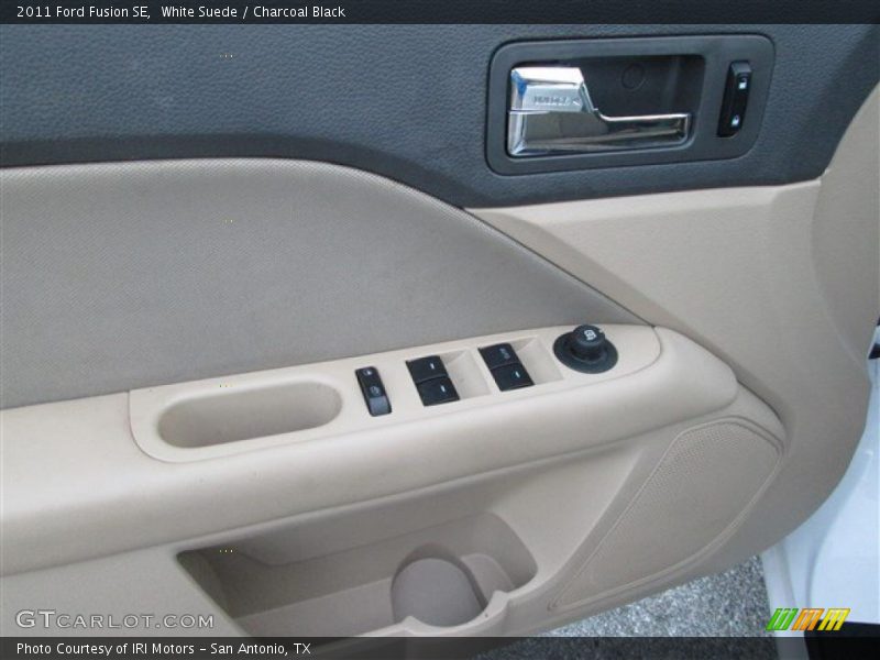 White Suede / Charcoal Black 2011 Ford Fusion SE