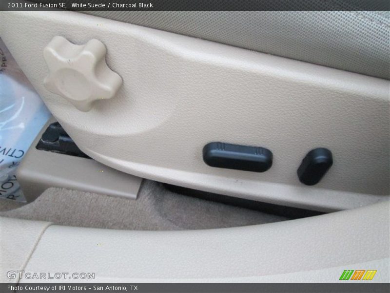 White Suede / Charcoal Black 2011 Ford Fusion SE