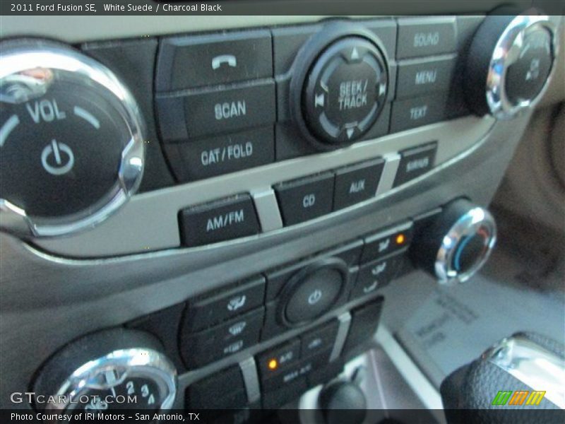 White Suede / Charcoal Black 2011 Ford Fusion SE