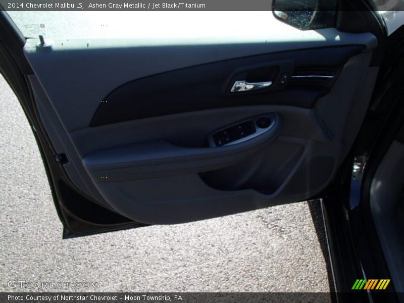 Ashen Gray Metallic / Jet Black/Titanium 2014 Chevrolet Malibu LS