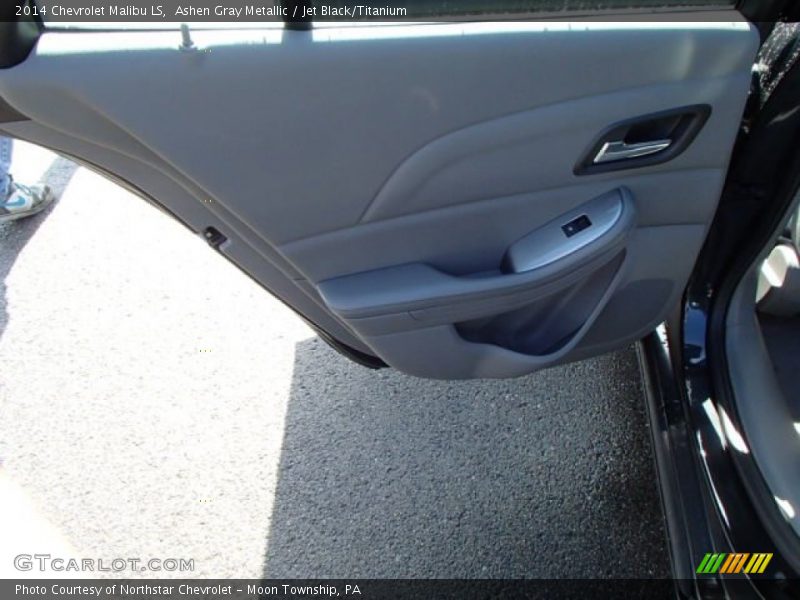 Ashen Gray Metallic / Jet Black/Titanium 2014 Chevrolet Malibu LS
