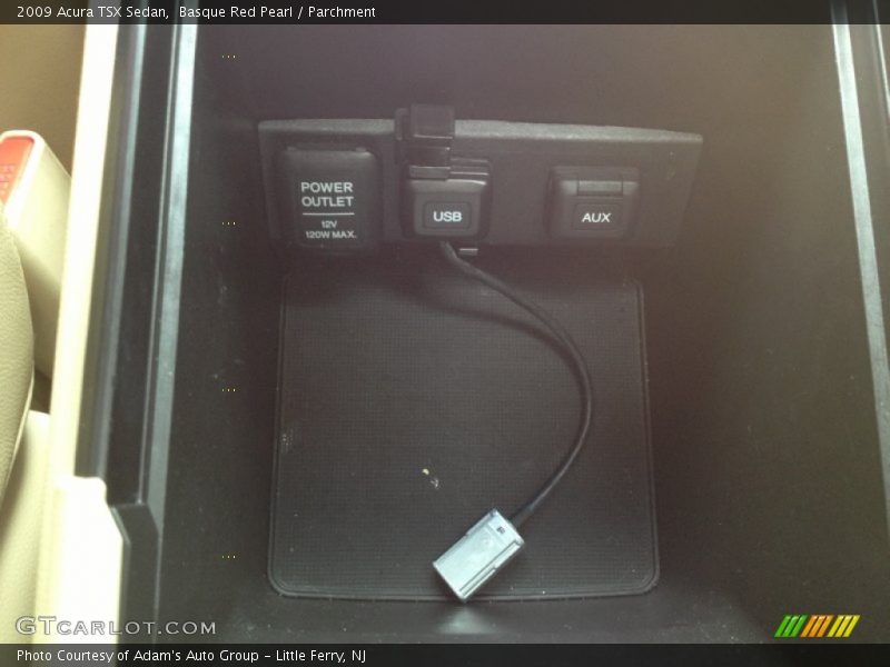 Basque Red Pearl / Parchment 2009 Acura TSX Sedan