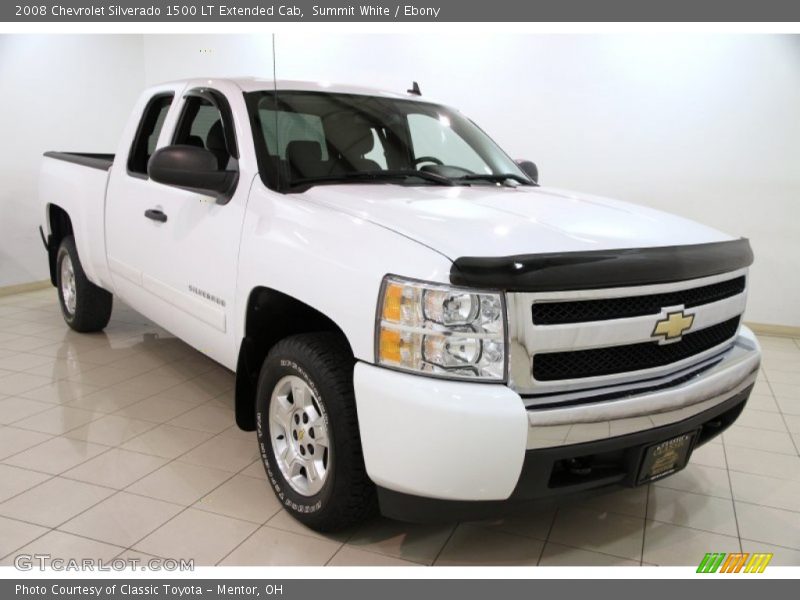 Summit White / Ebony 2008 Chevrolet Silverado 1500 LT Extended Cab