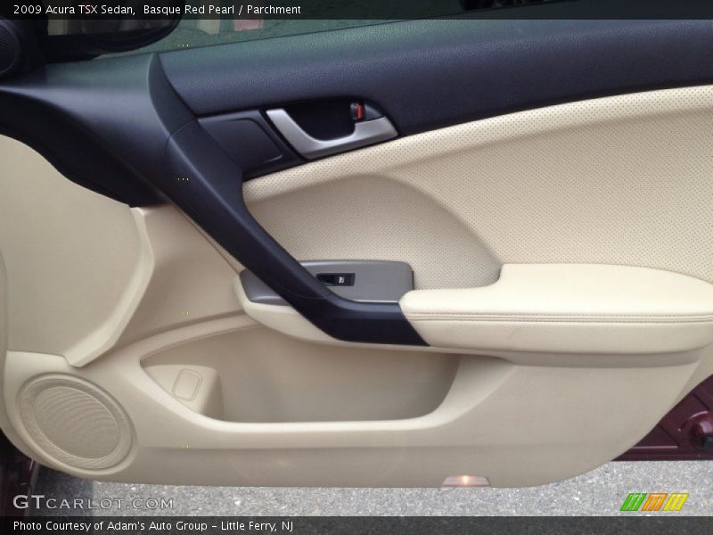 Basque Red Pearl / Parchment 2009 Acura TSX Sedan