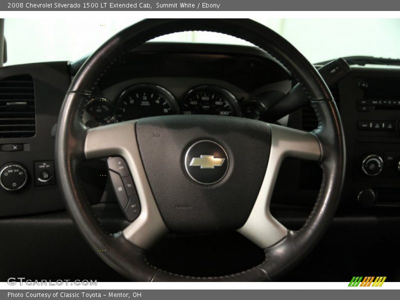 Summit White / Ebony 2008 Chevrolet Silverado 1500 LT Extended Cab