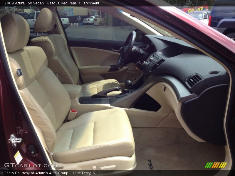 Basque Red Pearl / Parchment 2009 Acura TSX Sedan