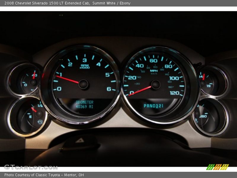 Summit White / Ebony 2008 Chevrolet Silverado 1500 LT Extended Cab