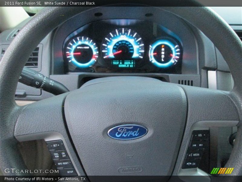 White Suede / Charcoal Black 2011 Ford Fusion SE