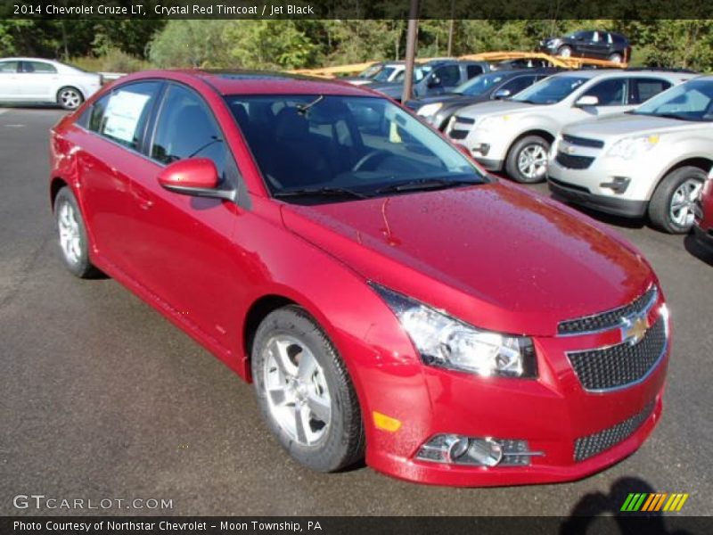 Crystal Red Tintcoat / Jet Black 2014 Chevrolet Cruze LT