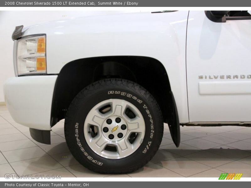 Summit White / Ebony 2008 Chevrolet Silverado 1500 LT Extended Cab