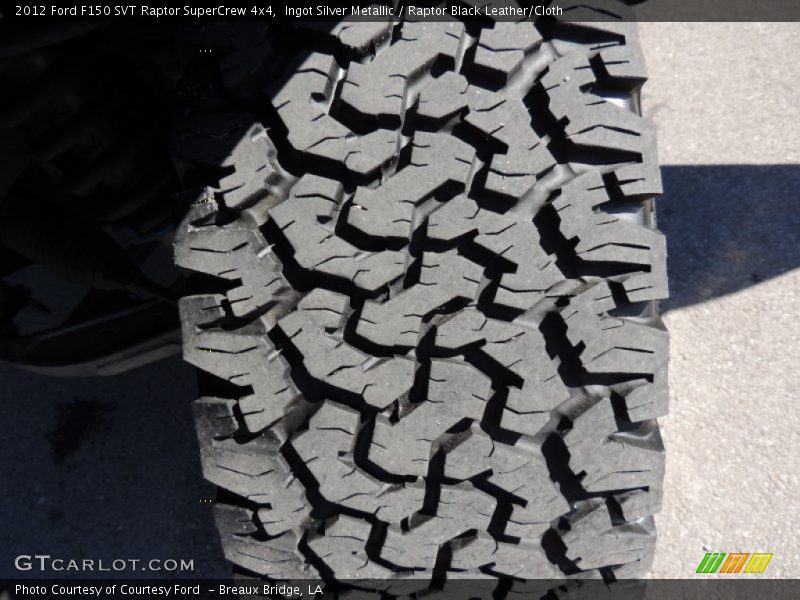 Ingot Silver Metallic / Raptor Black Leather/Cloth 2012 Ford F150 SVT Raptor SuperCrew 4x4