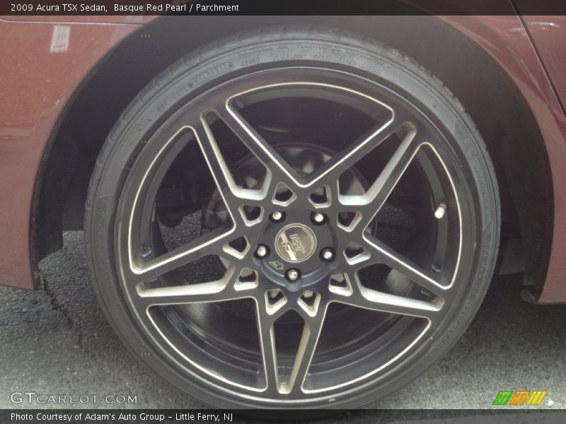 Basque Red Pearl / Parchment 2009 Acura TSX Sedan