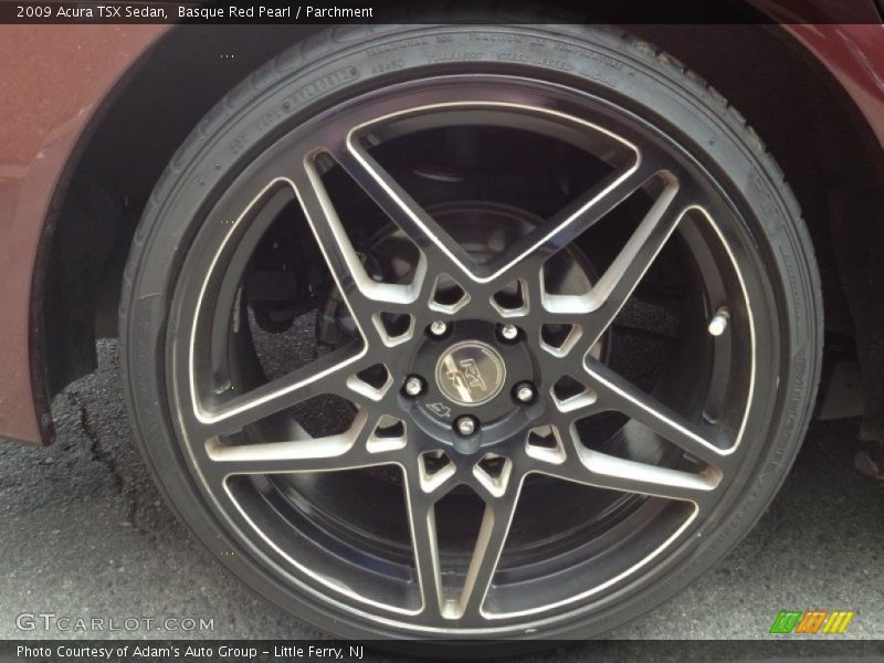 Basque Red Pearl / Parchment 2009 Acura TSX Sedan