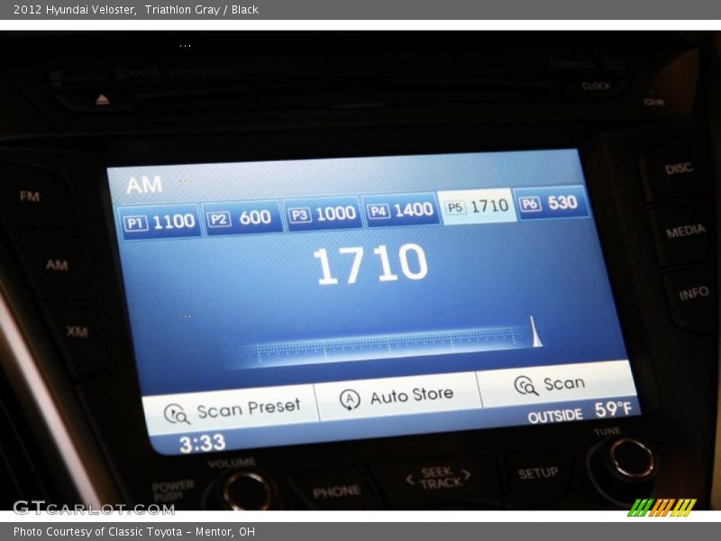 Triathlon Gray / Black 2012 Hyundai Veloster