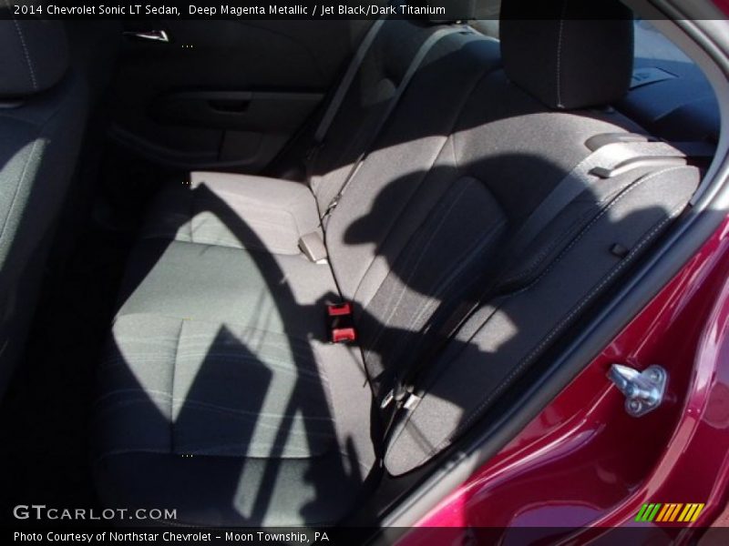Deep Magenta Metallic / Jet Black/Dark Titanium 2014 Chevrolet Sonic LT Sedan