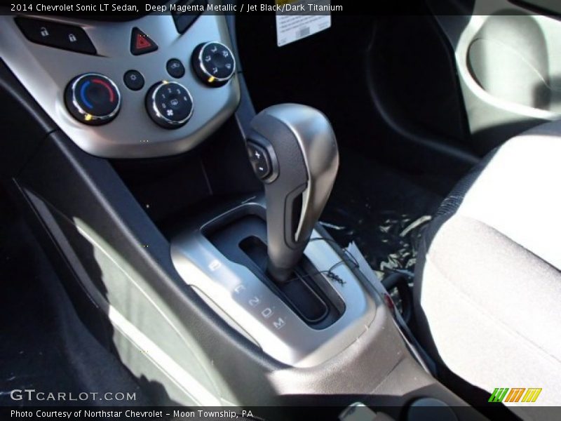 Deep Magenta Metallic / Jet Black/Dark Titanium 2014 Chevrolet Sonic LT Sedan