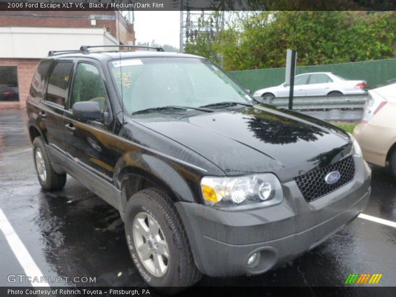 Black / Medium/Dark Flint 2006 Ford Escape XLT V6