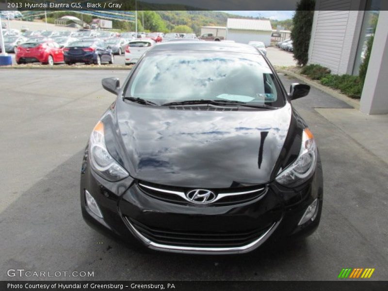 Black / Gray 2013 Hyundai Elantra GLS