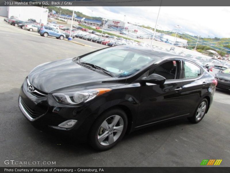 Black / Gray 2013 Hyundai Elantra GLS