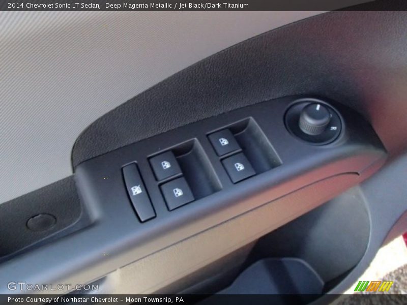 Deep Magenta Metallic / Jet Black/Dark Titanium 2014 Chevrolet Sonic LT Sedan