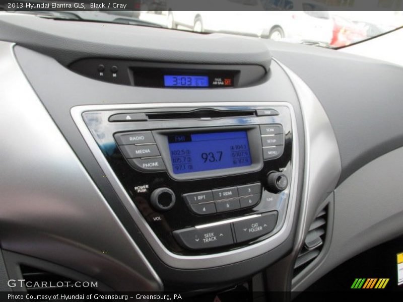 Black / Gray 2013 Hyundai Elantra GLS