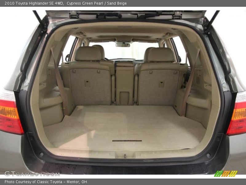 Cypress Green Pearl / Sand Beige 2010 Toyota Highlander SE 4WD