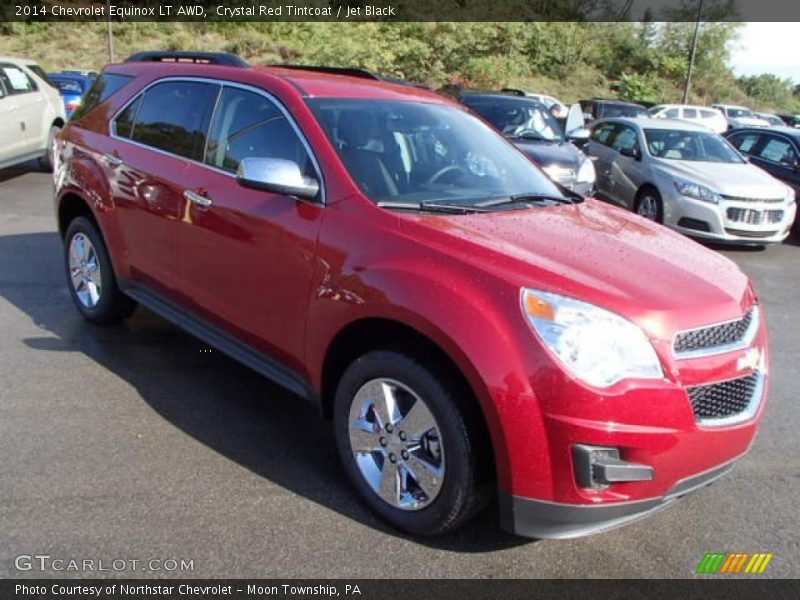 Crystal Red Tintcoat / Jet Black 2014 Chevrolet Equinox LT AWD