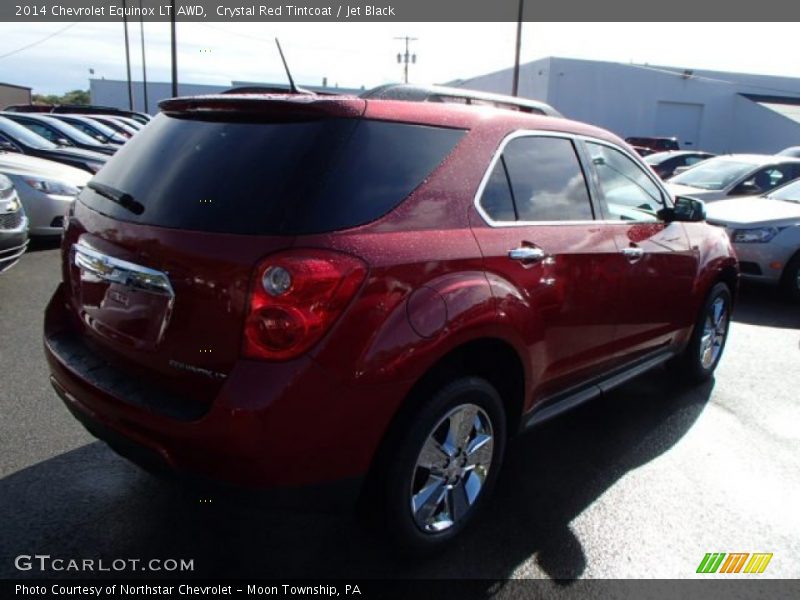 Crystal Red Tintcoat / Jet Black 2014 Chevrolet Equinox LT AWD