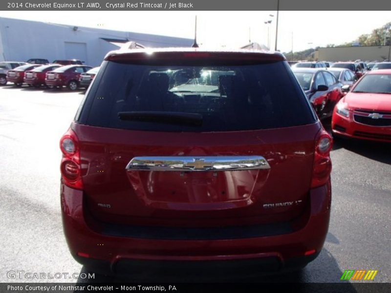 Crystal Red Tintcoat / Jet Black 2014 Chevrolet Equinox LT AWD