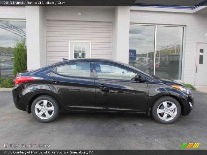 Black / Gray 2013 Hyundai Elantra GLS
