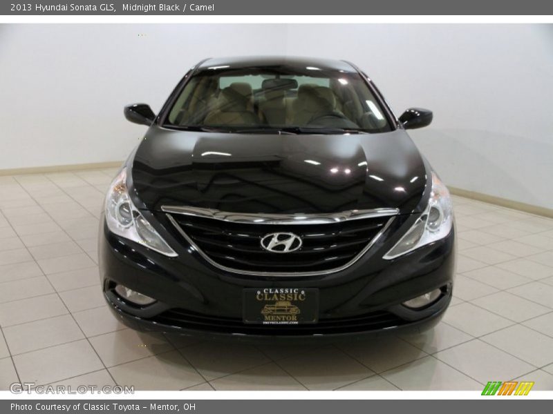 Midnight Black / Camel 2013 Hyundai Sonata GLS