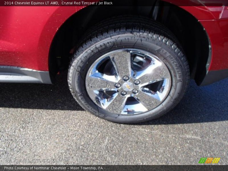 Crystal Red Tintcoat / Jet Black 2014 Chevrolet Equinox LT AWD