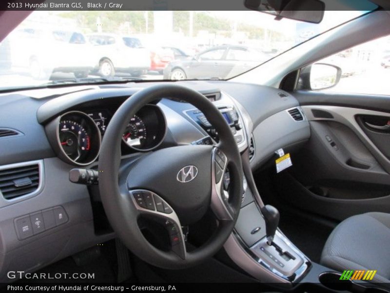 Black / Gray 2013 Hyundai Elantra GLS