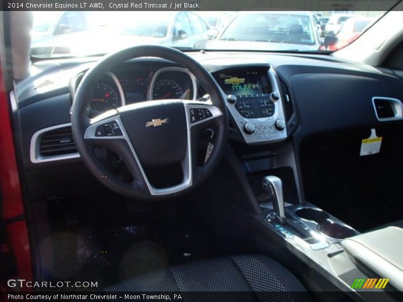 Crystal Red Tintcoat / Jet Black 2014 Chevrolet Equinox LT AWD