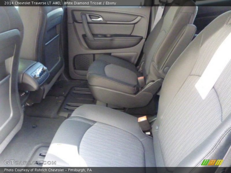White Diamond Tricoat / Ebony 2014 Chevrolet Traverse LT AWD