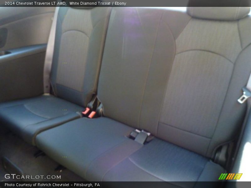 White Diamond Tricoat / Ebony 2014 Chevrolet Traverse LT AWD