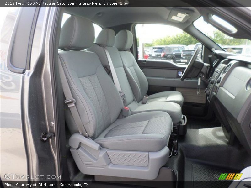 Sterling Gray Metallic / Steel Gray 2013 Ford F150 XL Regular Cab