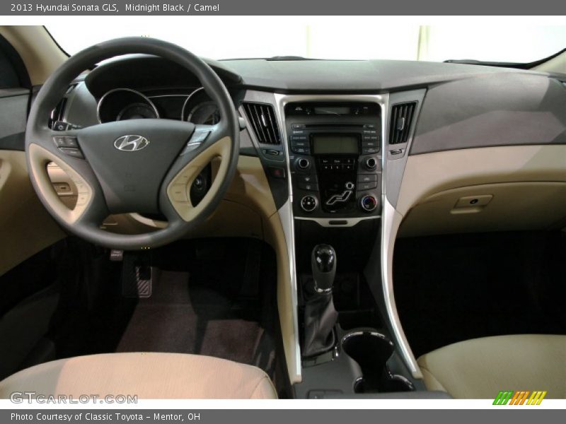 Midnight Black / Camel 2013 Hyundai Sonata GLS