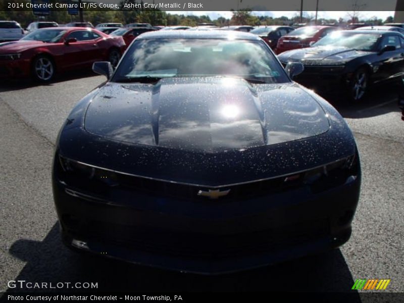 Ashen Gray Metallic / Black 2014 Chevrolet Camaro LT/RS Coupe