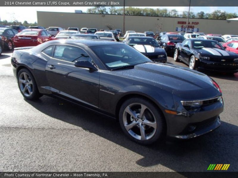 Ashen Gray Metallic / Black 2014 Chevrolet Camaro LT/RS Coupe