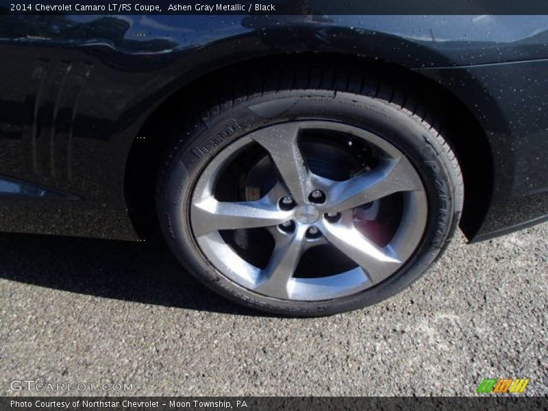 Ashen Gray Metallic / Black 2014 Chevrolet Camaro LT/RS Coupe