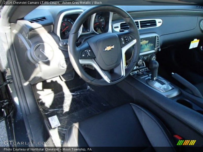 Ashen Gray Metallic / Black 2014 Chevrolet Camaro LT/RS Coupe