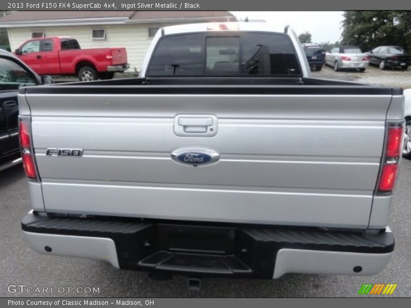Ingot Silver Metallic / Black 2013 Ford F150 FX4 SuperCab 4x4
