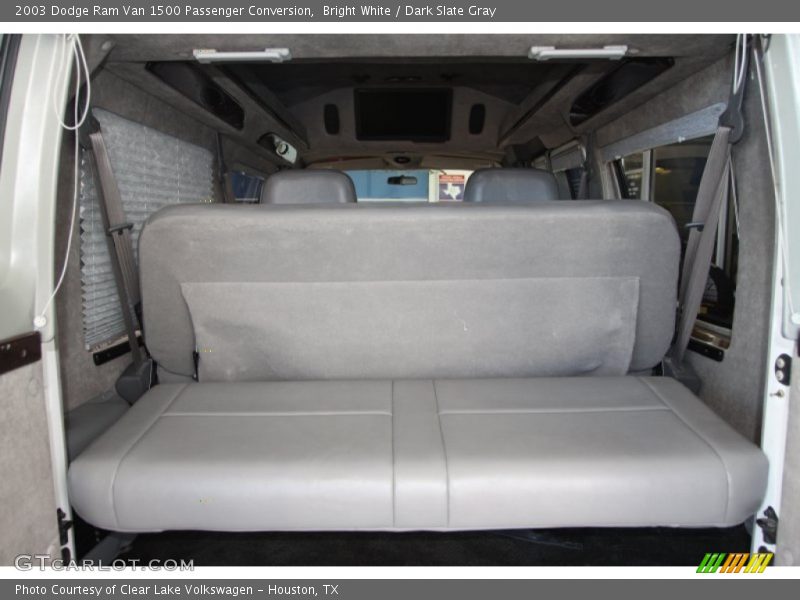 Bright White / Dark Slate Gray 2003 Dodge Ram Van 1500 Passenger Conversion