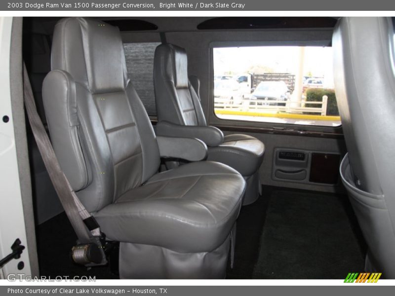 Bright White / Dark Slate Gray 2003 Dodge Ram Van 1500 Passenger Conversion