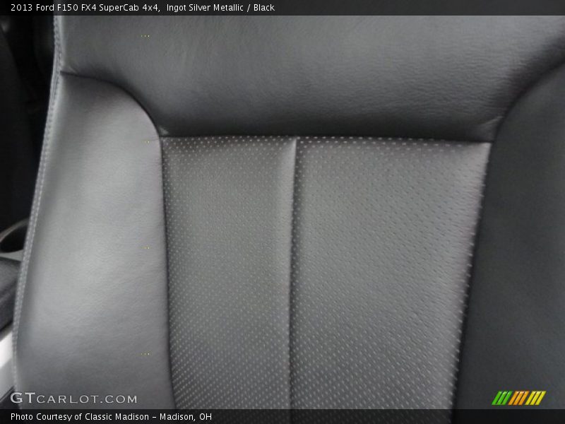 Ingot Silver Metallic / Black 2013 Ford F150 FX4 SuperCab 4x4