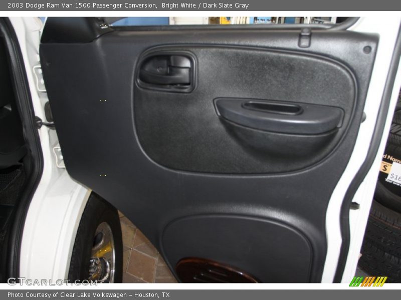 Bright White / Dark Slate Gray 2003 Dodge Ram Van 1500 Passenger Conversion