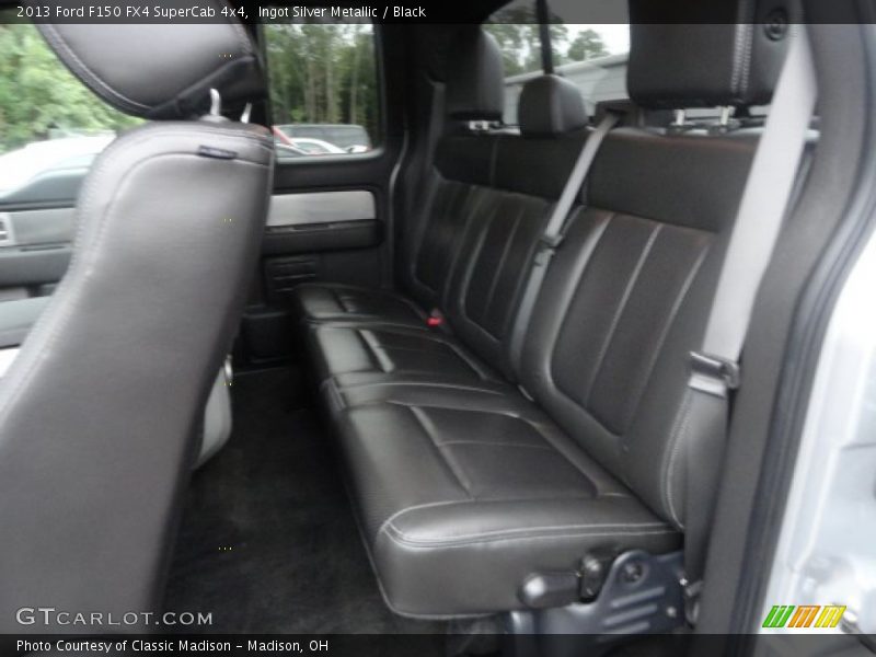 Ingot Silver Metallic / Black 2013 Ford F150 FX4 SuperCab 4x4