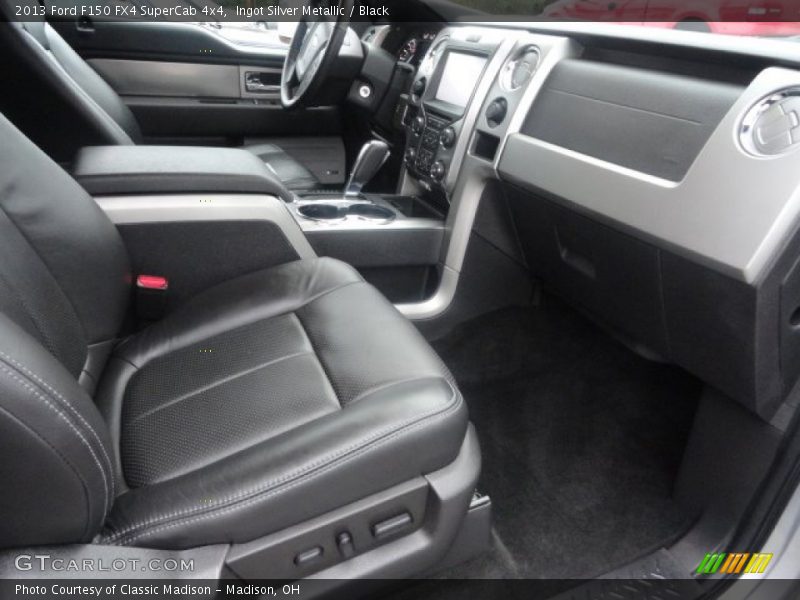 Ingot Silver Metallic / Black 2013 Ford F150 FX4 SuperCab 4x4