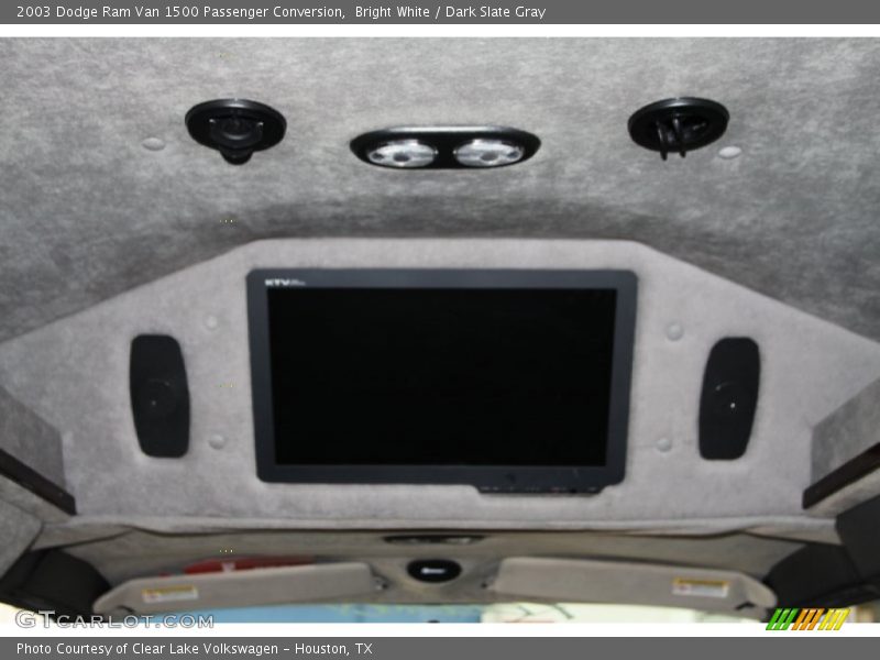Bright White / Dark Slate Gray 2003 Dodge Ram Van 1500 Passenger Conversion